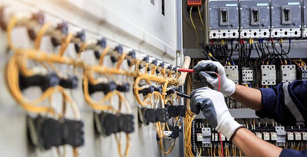 Professional Electrician technician working in Harrisville, PA